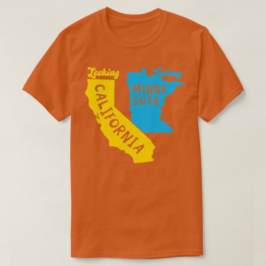 Blick auf California Gefühl Minnesota TShirt 2 (Design vorne)