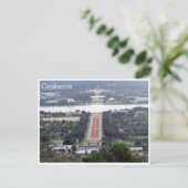 Blick auf Canberra Postkarte (Stehend Vorderseite)