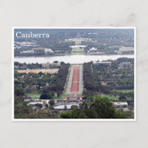 Blick auf Canberra Postkarte