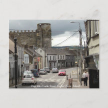 Blick auf Carlow Castle von der Castle Street, Car