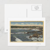 Blick auf Carmel Bay vom Landschaftlichen Laufwerk Postkarte (Vorne/Hinten)