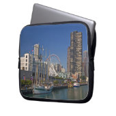 Blick auf Chicagos Marine Pier 2 Laptopschutzhülle (Vorderseite Links)