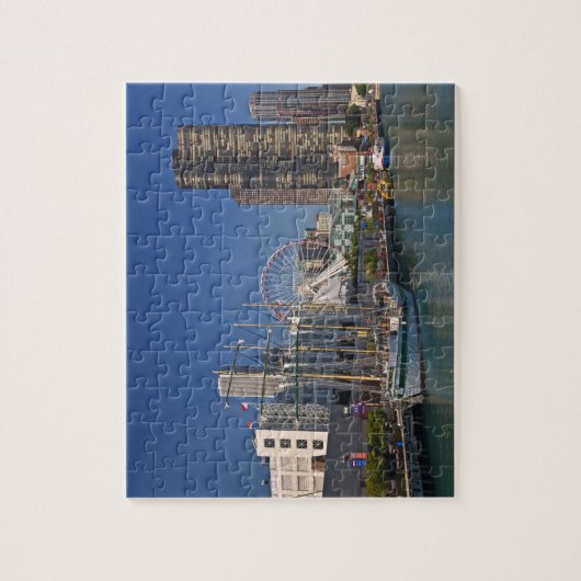 Blick auf Chicagos Marine Pier 2 Puzzle (Vertikal)
