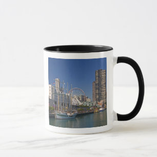 Blick auf Chicagos Marine Pier 2 Tasse