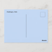 Blick auf Cienfuegos Kuba Postkarte (Rückseite)