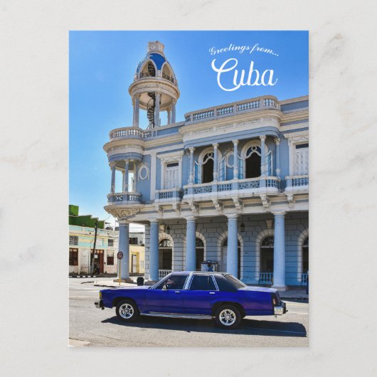 Blick auf Cienfuegos Kuba Postkarte (Vorderseite)