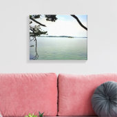 Blick auf das als Foto Leinwanddruck (Insitu (Wohnzimmer))