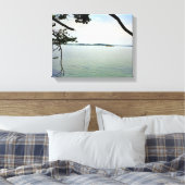 Blick auf das als Foto Leinwanddruck (Insitu (Schlafzimmer))
