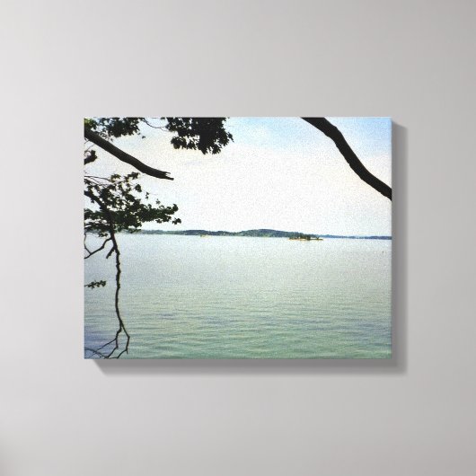 Blick auf das als Foto Leinwanddruck (Vorderseite)
