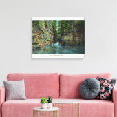 Blick auf das Boot durch die Flume Leinwanddruck (Insitu (Wohnzimmer))