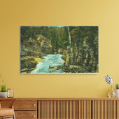 Blick auf das Boot Suche nach den Rapids Leinwanddruck (Insitu (Wohnzimmer))