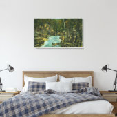 Blick auf das Boot Suche nach den Rapids Leinwanddruck (Insitu (Schlafzimmer))