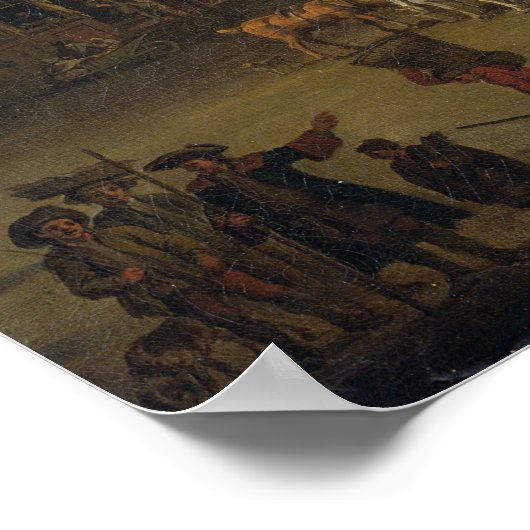 Blick auf das Charing Cross und das Northumberland Poster (Ecke)