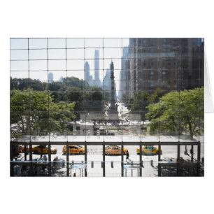 Blick auf das Columbus Circle New York City Foto