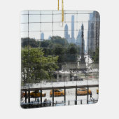 Blick auf das Columbus Circle New York City Foto Keramikornament (Rechts)