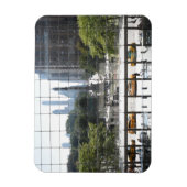 Blick auf das Columbus Circle New York City Foto Magnet (Vertikal)