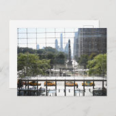 Blick auf das Columbus Circle New York City Foto Postkarte (Vorne/Hinten)