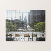 Blick auf das Columbus Circle New York City Foto Puzzle (Horizontal)