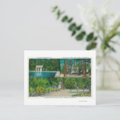 Blick auf das Crag View ResortCastella, CA Postkarte (Stehend Vorderseite)
