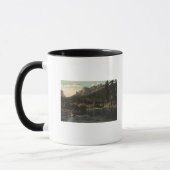 Blick auf das Crags, Burgfelsen Tasse (Links)