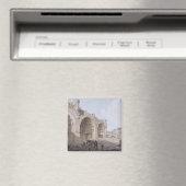 Blick auf das Forum Romanum (Der Friedenstempel) 1 Magnet (In Situ (Geschirrspüler))