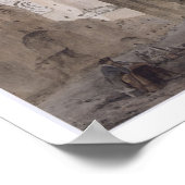 Blick auf das Forum Romanum (Der Friedenstempel) 1 Poster (Ecke)