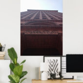 Blick auf das Gebäude "Garantie" Poster (Heimbüro)