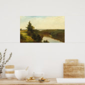 Blick auf das Genesee - John Kensett Fine Art Post Poster (Küche)