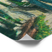 Blick auf das größte Gold Nugget der Welt Poster (Ecke)