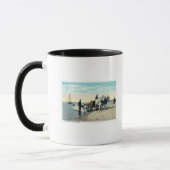 Blick auf das Herz eines Pferdes Tasse (Links)