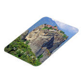 Blick auf das Kloster Meteora Kühlschrankmagnet Magnet (Linke Seite)