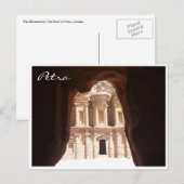 Blick auf das Kloster Petra Postkarte (Vorne/Hinten)