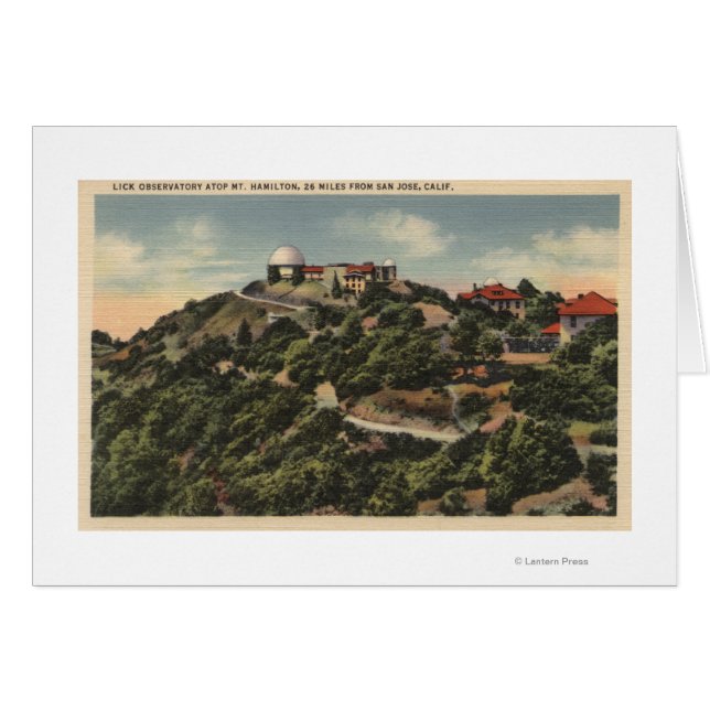 Blick auf das Lick Observatory auf dem Berg Hamilt (Vorderseite (Horizontal))