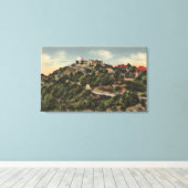 Blick auf das Lick Observatory auf dem Berg Hamilt Leinwanddruck (Insitu (Holzboden))