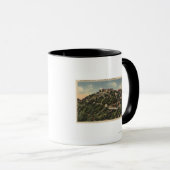 Blick auf das Lick Observatory auf dem Berg Hamilt Tasse (VorderseiteRechts)