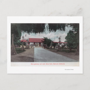 Blick auf das Main Gateway nach Idora ParkOakland, Postkarte