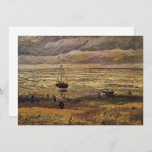 Blick auf das Meer in Scheveningen von Vincent van (Vorne/Hinten)