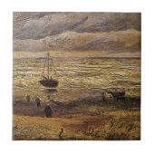 Blick auf das Meer in Scheveningen von Vincent van Fliese (Vorderseite)