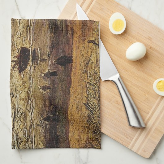 Blick auf das Meer in Scheveningen von Vincent van Geschirrtuch (Viertel Falte)