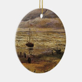 Blick auf das Meer in Scheveningen von Vincent van Keramikornament (Rechts)