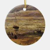 Blick auf das Meer in Scheveningen von Vincent van Keramikornament (Vorne)