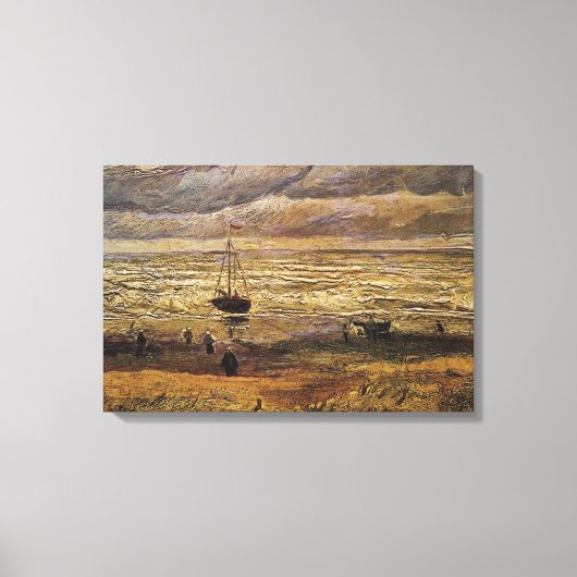 Blick auf das Meer in Scheveningen von Vincent van Leinwanddruck (Vorderseite)