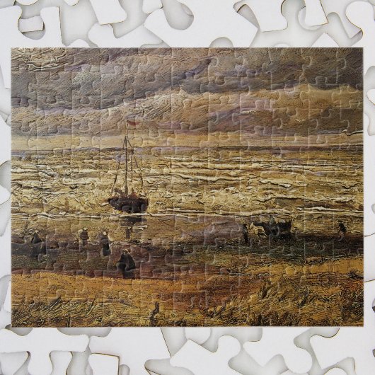 Blick auf das Meer in Scheveningen von Vincent van Puzzle