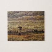 Blick auf das Meer in Scheveningen von Vincent van Puzzle (Horizontal)
