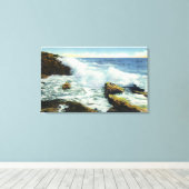Blick auf das Meer Leinwanddruck (Insitu (Holzboden))