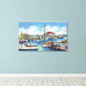 Blick auf das Meer Leinwanddruck (Insitu (Holzboden))