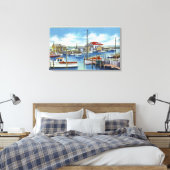 Blick auf das Meer Leinwanddruck (Insitu (Schlafzimmer))