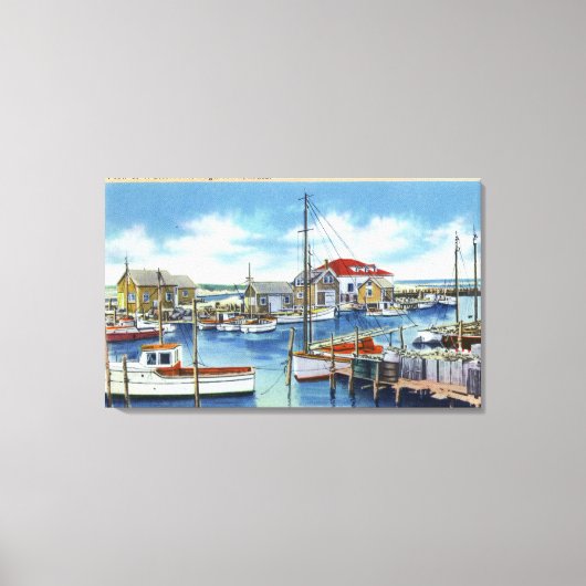 Blick auf das Meer Leinwanddruck (Vorderseite)