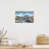 Blick auf das Meer Poster (Küche)