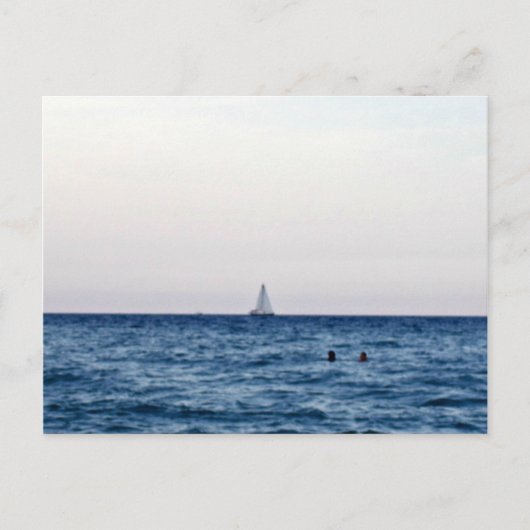 Blick auf das Meer Postkarte (Vorderseite)